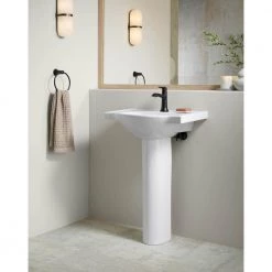 KOHLER Veer Vitreous China Pedestal in White -Bathroom Sinks Sales white kohler pedestal sinks k r5246 0 66 1000