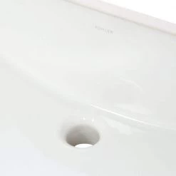 KOHLER Ladena 23-1/4 in. Undermount Bathroom Sink in White with Overflow Drain -Bathroom Sinks Sales white kohler undermount bathroom sinks k 2215 0 1f 1000