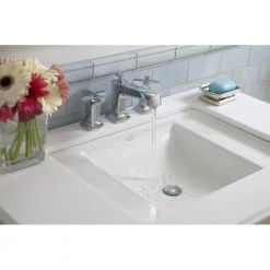 KOHLER Ledges Undermount Cast Iron Bathroom Sink in White with Overflow Drain -Bathroom Sinks Sales white kohler undermount bathroom sinks k 2838 0 76 1000