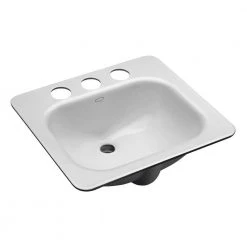 KOHLER Tahoe Undermount Cast Iron Bathroom Sink in White