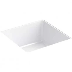 KOHLER Verticyl Undermount Bathroom Sink in White