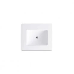 KOHLER Caxton Rectangle Undermount Bathroom Sink in White -Bathroom Sinks Sales white kohler undermount bathroom sinks k ec20000 0 fa 1000