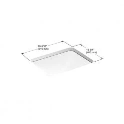 KOHLER Caxton 20-5/16 in. Undermount Rectangular Bathroom Sink with Overflow and Clamp Assembly in White -Bathroom Sinks Sales white kohler undermount bathroom sinks k r20000 0 1d 1000