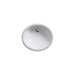 KOHLER Caxton 16-1/4 in. Oval Vitreous China Undermount Bathroom Sink in White with Overflow Drain -Bathroom Sinks Sales white kohler undermount bathroom sinks k r2210 0 a0 1000