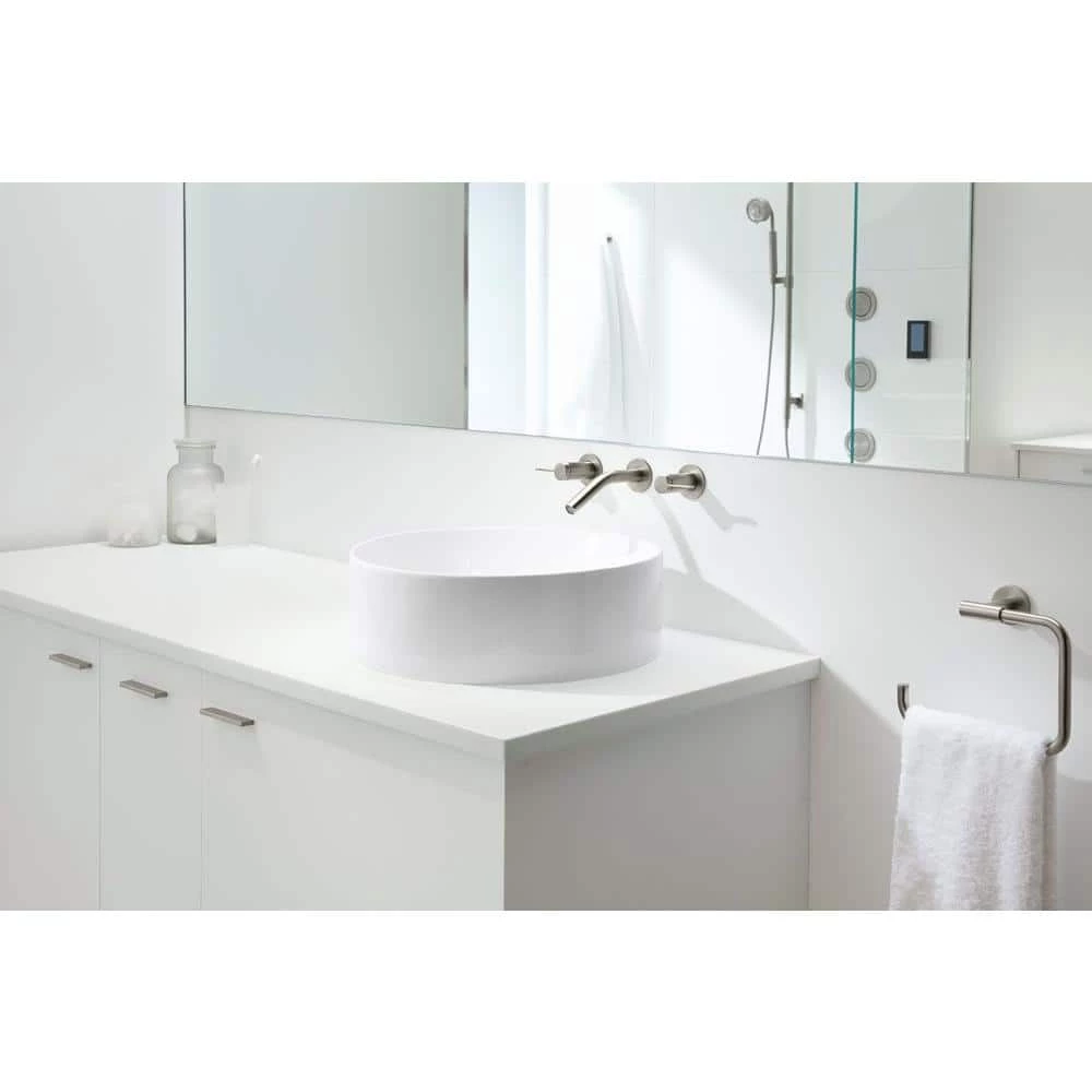 KOHLER Vox Round Above Counter Vitreous China Bathroom Sink in White with Overflow Drain 6 KOHLER Vox Round Above Counter Vitreous China Bathroom Sink in White with Overflow Drain - Image 4