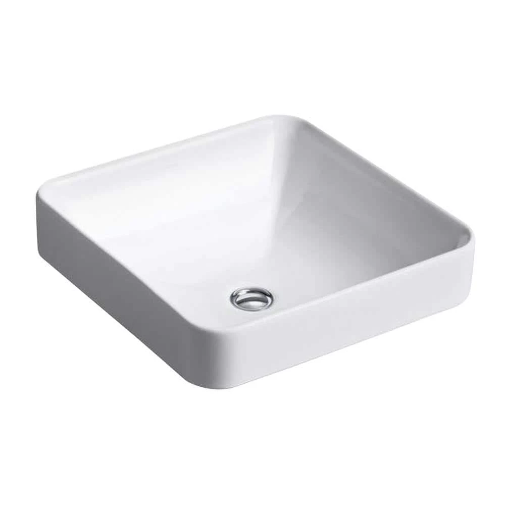 KOHLER Vox Vitreous China Vessel Sink in White 3 KOHLER Vox Vitreous China Vessel Sink in White
