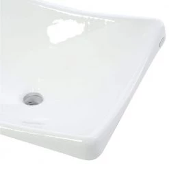 KOHLER DemiLav Wading Pool Cast Iron Vessel Sink in White -Bathroom Sinks Sales white kohler vessel sinks k 2833 0 1d 1000