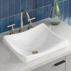 KOHLER DemiLav Wading Pool Cast Iron Vessel Sink in White -Bathroom Sinks Sales white kohler vessel sinks k 2833 0 1f 1000