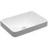 KOHLER Vox Rectangle Vitreous China Vessel Sink in White with Overflow Drain -Bathroom Sinks Sales white kohler vessel sinks k 5373 0 64 1000