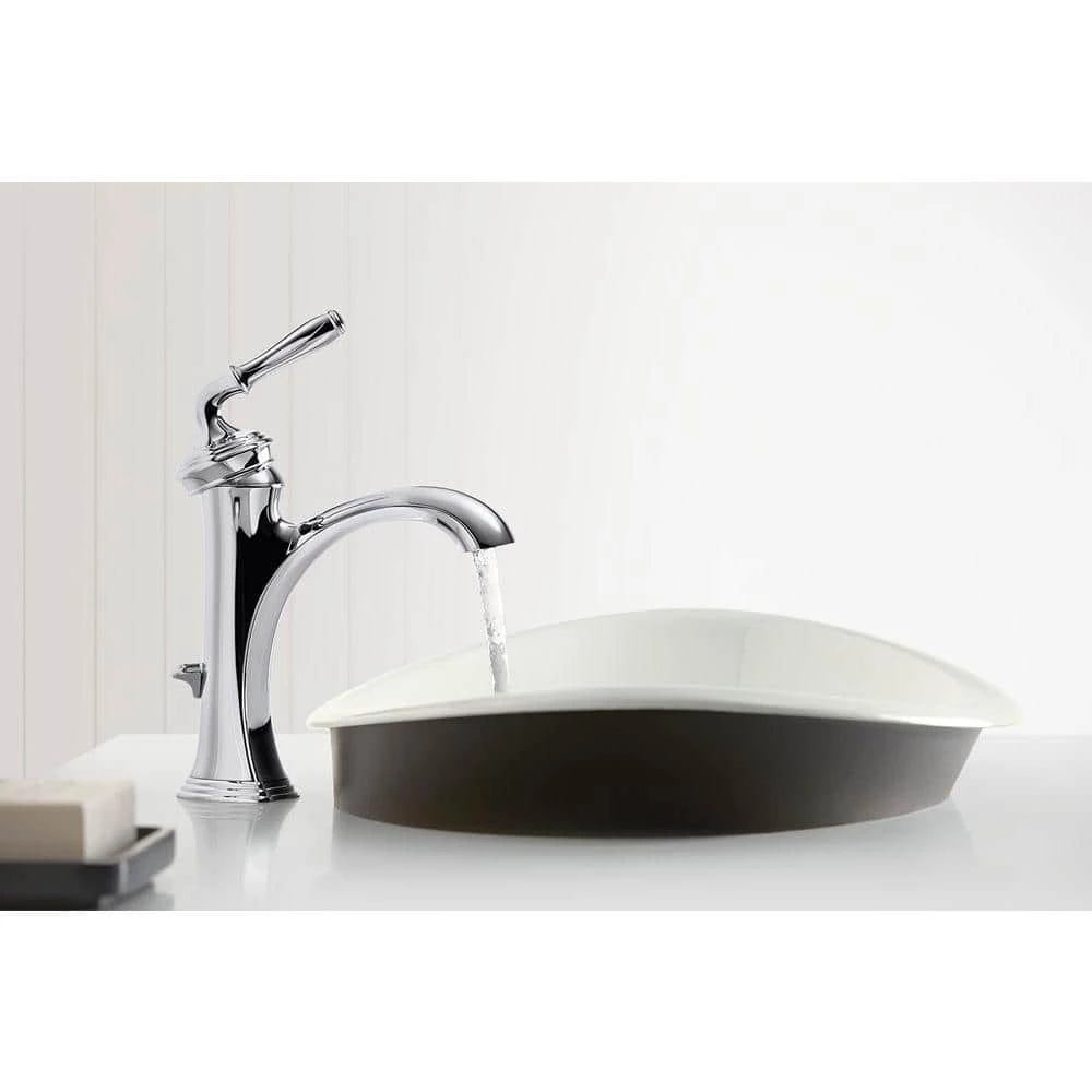 KOHLER Iron Plains Vessel Cast Iron Bathroom Sink in White with Painted Underside and Overflow 9 KOHLER Iron Plains Vessel Cast Iron Bathroom Sink in White with Painted Underside and Overflow - Image 7
