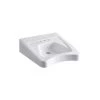 KOHLER Morningside Wall-Mounted Vitreous China Bathroom Sink in White with Overflow Drain -Bathroom Sinks Sales white kohler wall mount sinks k 12636 0 64 1000