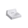 KOHLER Hudson Wall-Mounted Cast Iron Bathroom Sink in White with Overflow Drain -Bathroom Sinks Sales white kohler wall mount sinks k 2861 0 64 1000