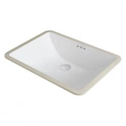KRAUS Elavo Large Rectangular Ceramic Undermount Bathroom Sink in White with Overflow -Bathroom Sinks Sales white kraus undermount bathroom sinks kcu 251 31 1000