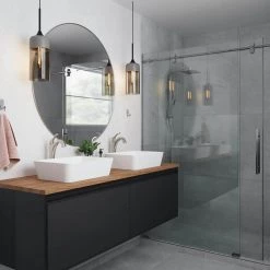 KRAUS Natura Rectangle Solid Surface Vessel Sink in White -Bathroom Sinks Sales white kraus vessel sinks ksv 2mw 1d 1000