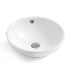 Maincraft 16.5 in. above Counter Ceramic Sink Basin in White