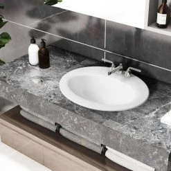 Maincraft Victorian 20 in. Above Sink BasinBasin in White Ceramic -Bathroom Sinks Sales white maincraft console sinks hhkmct2017f3 fa 1000