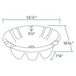 MR Direct Dual-Mount Porcelain Drop-in Bathroom Sink in White -Bathroom Sinks Sales white mr direct drop in bathroom sinks o1815 w 40 1000