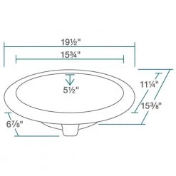 MR Direct Overmount Porcelain Bathroom Sink in White -Bathroom Sinks Sales white mr direct drop in bathroom sinks o1917 w 40 1000