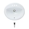 MR Direct Overmount Porcelain Bathroom Sink in White with Pop-Up Drain in Antique Bronze 2 MR Direct Overmount Porcelain Bathroom Sink in White with Pop-Up Drain in Antique Bronze -Bathroom Sinks Sales white mr direct drop in bathroom sinks o2018 w pud abr 64 1000