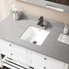 MR Direct Undermount Porcelain Bathroom Sink in White with Pop-Up Drain in Antique Bronze -Bathroom Sinks Sales white mr direct undermount bathroom sinks u1414 w pud abr 64 1000