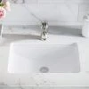 MR Direct 20-3/4 in. Undermount Bathroom Sink in White with White SinkLink -Bathroom Sinks Sales white mr direct undermount bathroom sinks u1913w slw 64 1000