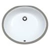 MR Direct Undermount Porcelain Bathroom Sink in White -Bathroom Sinks Sales white mr direct undermount bathroom sinks upm w 64 1000