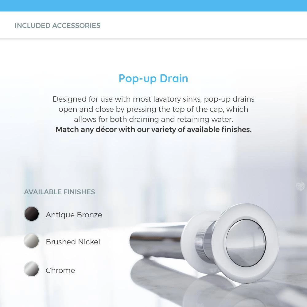 MR Direct Undermount Porcelain Bathroom Sink in White with Pop-Up Drain in Brushed Nickel 6 MR Direct Undermount Porcelain Bathroom Sink in White with Pop-Up Drain in Brushed Nickel - Image 4