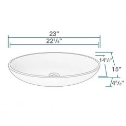 MR Direct Vessel Bathroom Sink in White with 731 Faucet and Pop-Up Drain in Brushed Nickel -Bathroom Sinks Sales white mr direct vessel sinks ab110 731 bn a0 1000