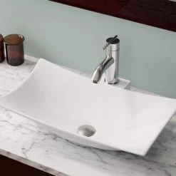 MR Direct Porcelain Vessel Sink in White 9 MR Direct Porcelain Vessel Sink in White -Bathroom Sinks Sales white mr direct vessel sinks v240 w e1 1000