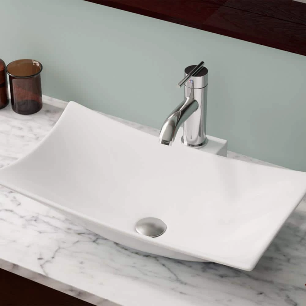 MR Direct Porcelain Vessel Sink in White 4 MR Direct Porcelain Vessel Sink in White - Image 2