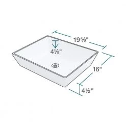 MR Direct Porcelain Vessel Sink in White with 731 Faucet and Pop-Up Drain in Brushed Nickel -Bathroom Sinks Sales white mr direct vessel sinks v370 w 731 bn 40 1000