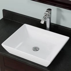 MR Direct Porcelain Vessel Sink in White -Bathroom Sinks Sales white mr direct vessel sinks v370 w e1 1000