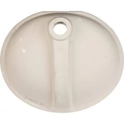 MSI Undermount Porcelain Ceramic Bathroom Sink in White Oval -Bathroom Sinks Sales white msi undermount bathroom sinks undovlwht 1714 4f 1000