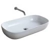 Nameeks Glam Vessel Sink in White 1 Nameeks Glam Vessel Sink in White -Bathroom Sinks Sales white nameeks vessel sinks scarabeo 1803 no hole 64 1000