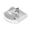 Nameeks 1837 Wall Mounted Bathroom Sink in White 2 Nameeks 1837 Wall Mounted Bathroom Sink in White -Bathroom Sinks Sales white nameeks wall mount sinks cerastyle 030200 u one hole 64 1000