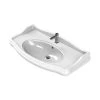 Nameeks Traditional Wall Mounted Bathroom Sink in White -Bathroom Sinks Sales white nameeks wall mount sinks cerastyle 030400 u one hole 64 1000