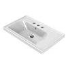 Nameeks Frame Wall Mounted Bathroom Sink in White -Bathroom Sinks Sales white nameeks wall mount sinks cerastyle 031100 u three hole 64 1000