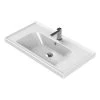 Nameeks Frame Wall Mounted Bathroom Sink in White 2 Nameeks Frame Wall Mounted Bathroom Sink in White -Bathroom Sinks Sales white nameeks wall mount sinks cerastyle 031200 u one hole 64 1000