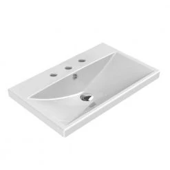 Nameeks Elite Wall Mounted Bathroom Sink in White