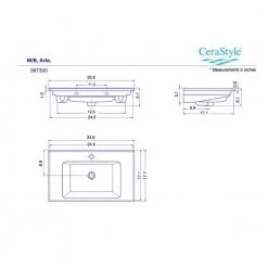 Nameeks Arte Wall Mounted Bathroom Sink in White 7 Nameeks Arte Wall Mounted Bathroom Sink in White -Bathroom Sinks Sales white nameeks wall mount sinks cerastyle 067300 u one hole 4f 1000