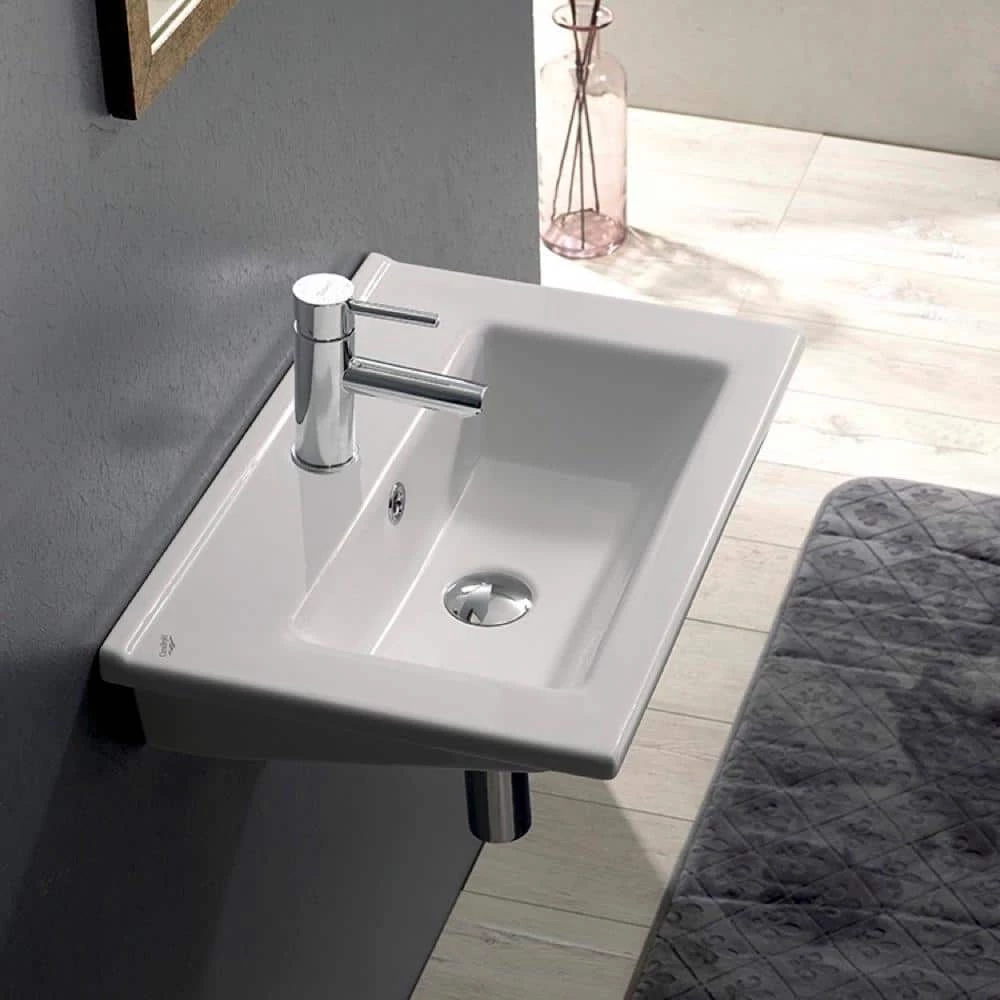 Nameeks Arte Wall Mounted Bathroom Sink in White 4 Nameeks Arte Wall Mounted Bathroom Sink in White - Image 2