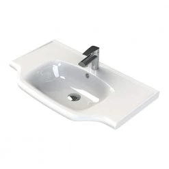 Nameeks Yeni Klasik Wall Mounted Bathroom Sink in White