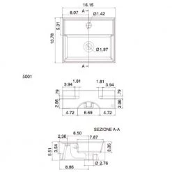 Nameeks Teorema Wall Mounted Bathroom Sink in White 7 Nameeks Teorema Wall Mounted Bathroom Sink in White -Bathroom Sinks Sales white nameeks wall mount sinks scarabeo 5001 one hole 4f 1000