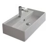 Nameeks Teorema Wall Mounted Bathroom Sink in White 2 Nameeks Teorema Wall Mounted Bathroom Sink in White -Bathroom Sinks Sales white nameeks wall mount sinks scarabeo 5001 one hole 64 1000