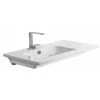 Nameeks Etra Wall Mounted Bathroom Sink in White 1 Nameeks Etra Wall Mounted Bathroom Sink in White -Bathroom Sinks Sales white nameeks wall mount sinks scarabeo 5211 one hole 64 1000