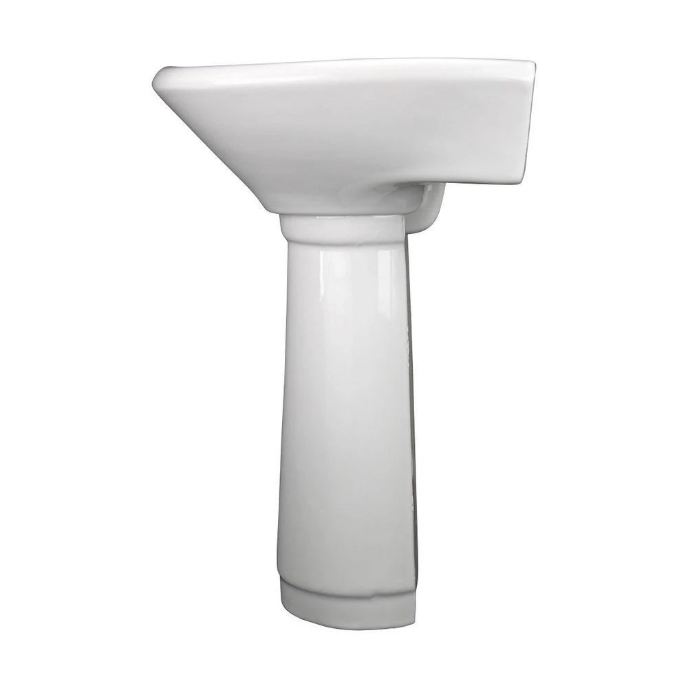 RENOVATORS SUPPLY MANUFACTURING Lil Tykes 20-3/4 in. Height Child Pedestal Combo Bathroom Sink in White with Overflow 4 RENOVATORS SUPPLY MANUFACTURING Lil Tykes 20-3/4 in. Height Child Pedestal Combo Bathroom Sink in White with Overflow - Image 2