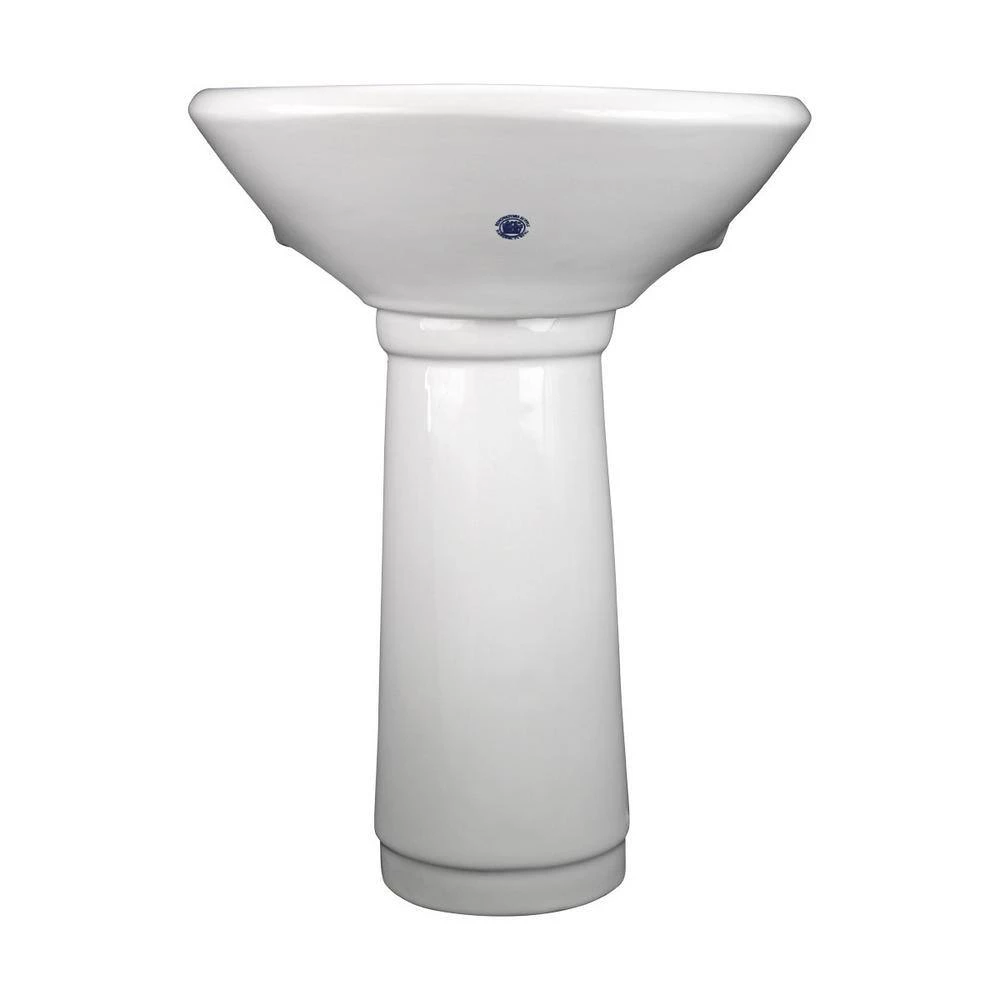 RENOVATORS SUPPLY MANUFACTURING Lil Tykes 20-3/4 in. Height Child Pedestal Combo Bathroom Sink in White with Overflow 11 RENOVATORS SUPPLY MANUFACTURING Lil Tykes 20-3/4 in. Height Child Pedestal Combo Bathroom Sink in White with Overflow - Image 9
