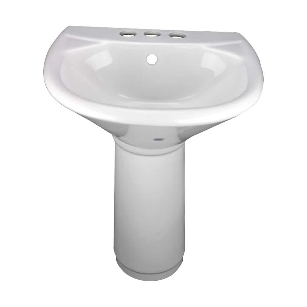 RENOVATORS SUPPLY MANUFACTURING Lil Tykes 20-3/4 in. Height Child Pedestal Combo Bathroom Sink in White with Overflow 3 RENOVATORS SUPPLY MANUFACTURING Lil Tykes 20-3/4 in. Height Child Pedestal Combo Bathroom Sink in White with Overflow