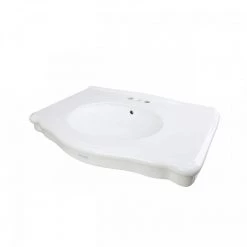 RENOVATORS SUPPLY MANUFACTURING Darbyshire 34-1/2 in. Pedestal Combo Bathroom Sink in White -Bathroom Sinks Sales white pedestal sinks 12786 4f 1000
