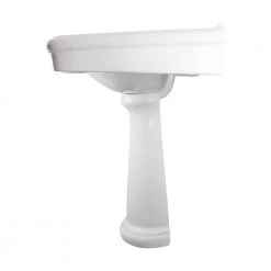 RENOVATORS SUPPLY MANUFACTURING Darbyshire 33-1/2 in. Pedestal Combo Bathroom Sink in White with Overflow 14 RENOVATORS SUPPLY MANUFACTURING Darbyshire 33-1/2 in. Pedestal Combo Bathroom Sink in White with Overflow -Bathroom Sinks Sales white pedestal sinks 13282 e1 1000